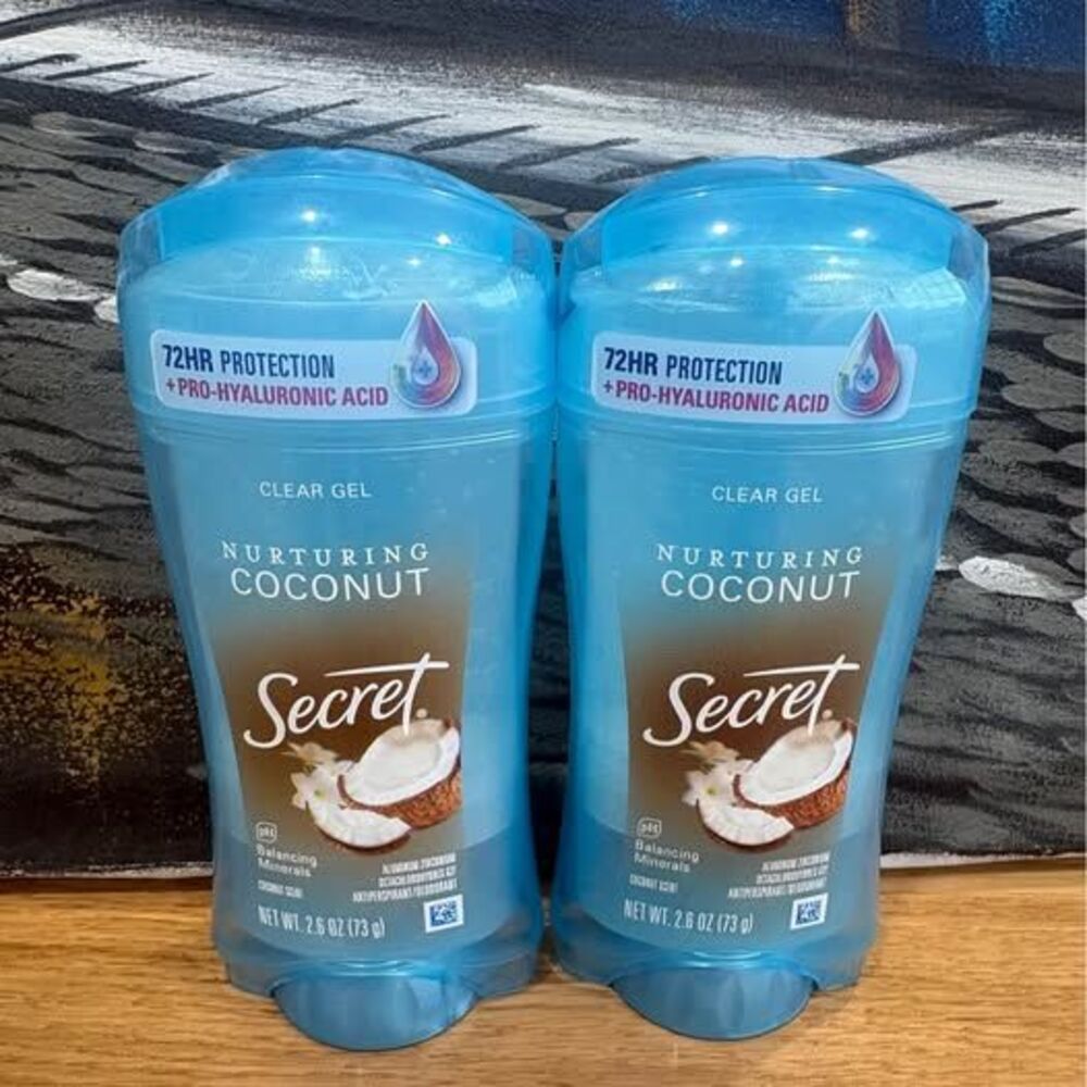 Secret Nurturing Coconut Clear Gel Antiperspirant Deodorant 72-Hour Protection